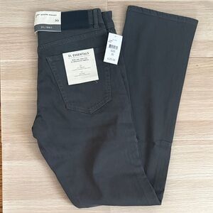 Men’s 30x34 DL1961 Men's Charcoal Avery Modern Straight Jeans NWT